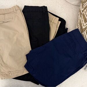 Lot of Old Navy Women's Shorts - Black, Tan, and Navy